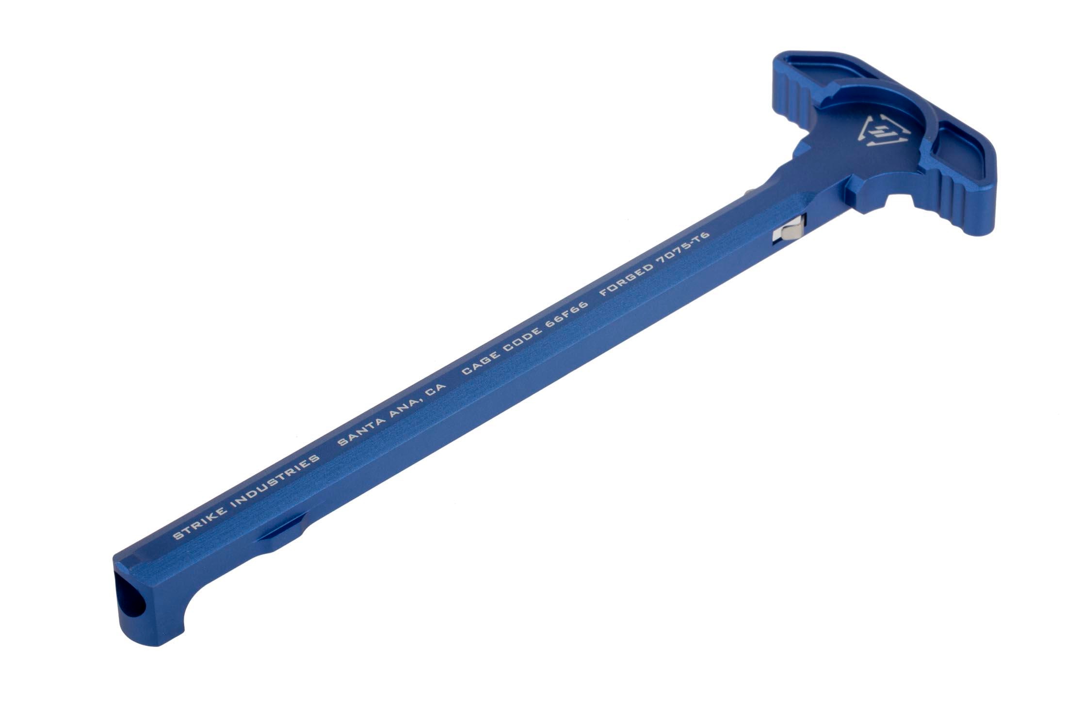 Strike Industries Latchless Charging Handle - Blue